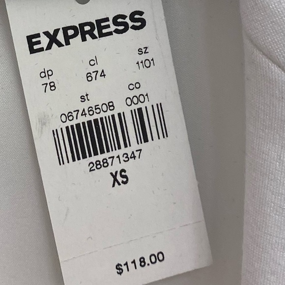 Express White Blazer - Picture 6 of 6